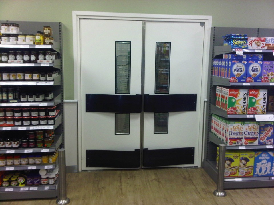 Dortek Double Action Crash Doors by Dortek